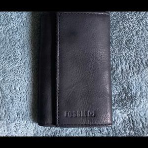 💥2X HP 💥 Fossil Men’s leather wallet Father’s Day Gift
